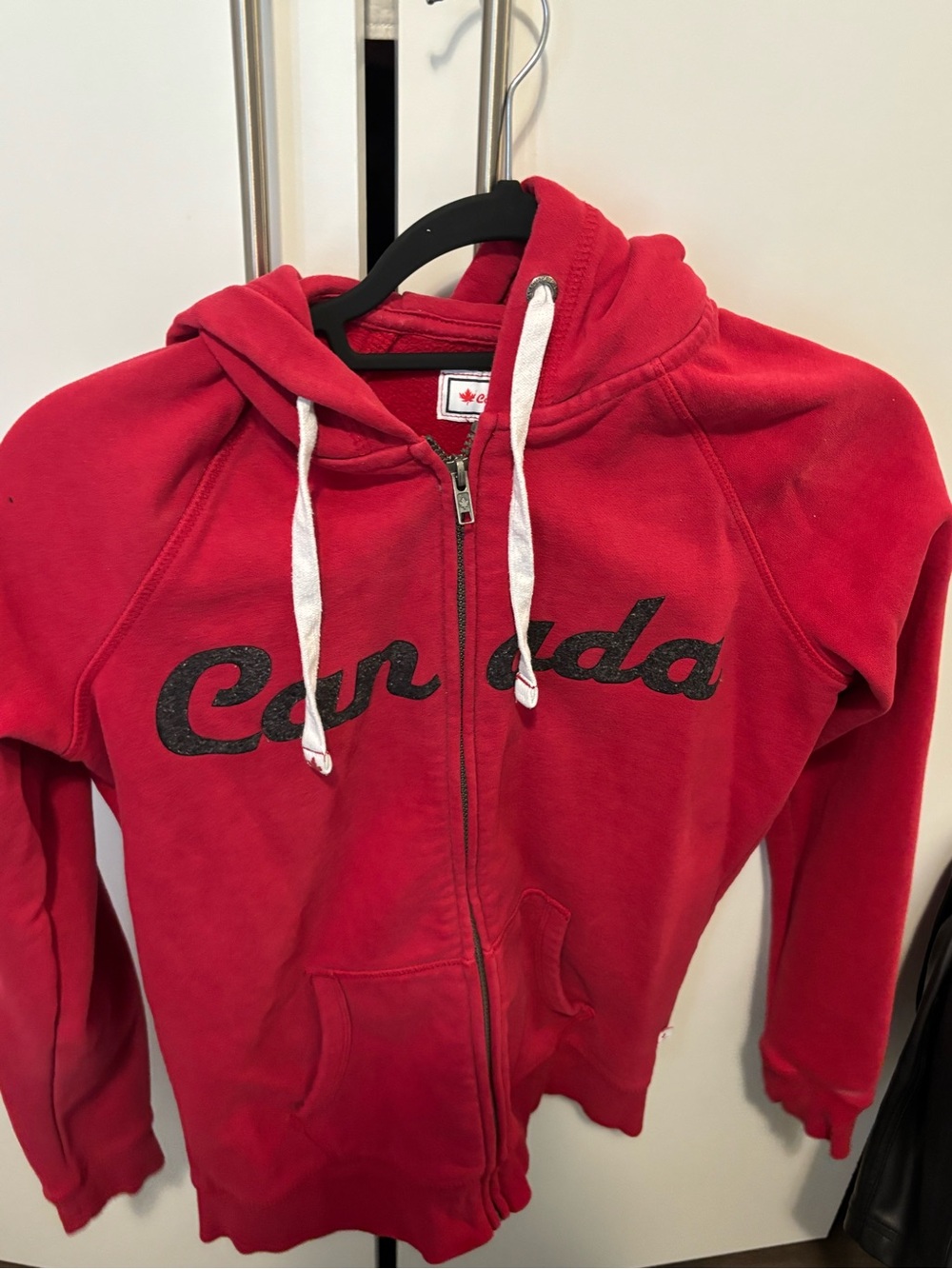 Canada Red Zip-Up Hoodie Jacket